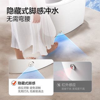  HEGII/恒洁 虹吸式全自动清洗加热 智能马桶 400坑距 （预留390mm及以上）