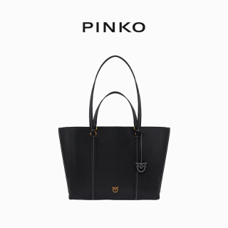 PINKO 女士通勤大容量双滚筒式大号单肩手提托特包女包礼物 Z99Q