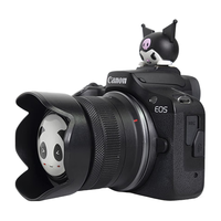 佳能 4K数码高清 微单相机 256G卡 专业三脚架 双肩摄影包 R100 18-45 STM套机