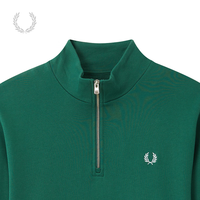 FRED PERRY 男装立领半拉链卫衣 2025冬季新款简约活力套头衫