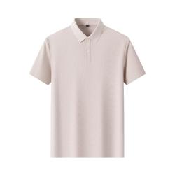 鸭鸭羽绒服 宽松 男士Polo衫 L 浅卡色