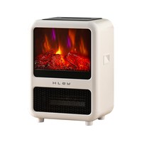 摩卡色 取暖器家用电暖气火焰加湿器节能速热风机浴室客厅取暖神器