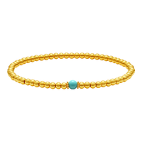  CHJ JEWELLERY/潮宏基 古法工艺 黄金手链