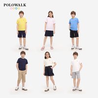 POLOWALK 3A抗菌 男童短袖T恤