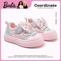 Barbie 童鞋女童运动鞋2026新款春季小女孩公主鞋时尚甜美儿童鞋子
