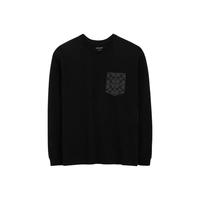 COACH 有机棉 男士长袖T恤