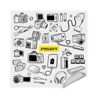  PISEN/品胜 自粘魔术百折布 相机内胆包