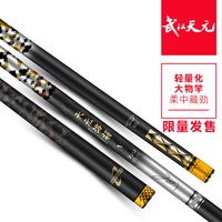武汉天元 天元邓刚洺将五代鱼竿轻量大物竿鲢鳙青草鳊钓鱼竿渔具装备