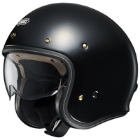 SHOEI 日本进口 JO+ 3/4盔 亮黑 M(57-58CM)