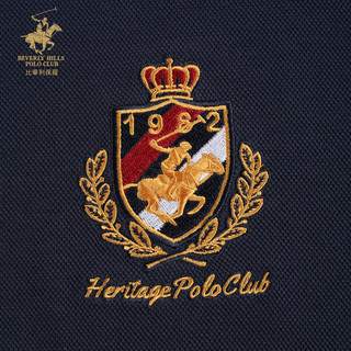  BEVERLY HILLS POLO CLUB/比华利保罗 精梳新疆棉 男士Polo衫 2XL 深蓝色