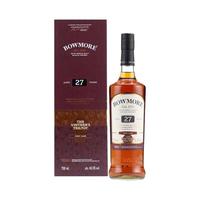 BOWMORE 苏格兰原瓶 单一麦芽威士忌 波摩27年 700mL 1瓶
