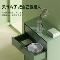 88VIP：HYUNDAI 韩国HYUNDAI现代伸缩折叠遥控风扇家用落地风扇USB户外便携大风力