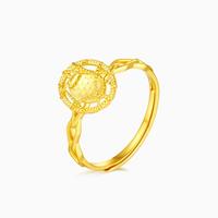 超V会员：曼卡龙 黄金戒指 金熠灵环 2.36g