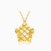 曼卡龙 黄金项链 光绕新星 4.39g