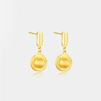 超V会员：曼卡龙 黄金耳饰 有球必应 3g