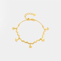 超V会员：曼卡龙 黄金手链 蝶影翩飞 4.03g