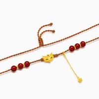 超V会员、今日必买：曼卡龙 黄金玉髓项链 老式金·狐狸 4.4g