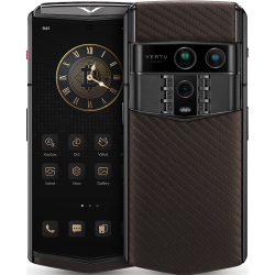 VERTU AGENT Q 加密三系统 黑钢马鞍棕顺水纹 16GB+1TB 手机