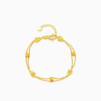 超V会员：曼卡龙 黄金手链 福禄灵瞳 3.46g