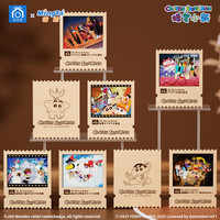 铭塔 蜡笔小新木制票根冰箱贴电影收藏卡【单袋1枚】