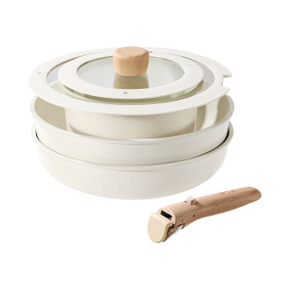 卡罗特 不粘锅 锅具套装+可拆卸手柄