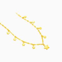 超V会员：曼卡龙 黄金项链 漫天星河 3.93g