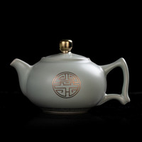 汝道 汝窑茶壶 225ml 天青