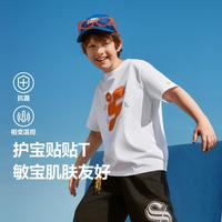 SKECHERS/斯凯奇 抗菌亲肤 儿童短袖T恤