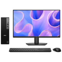 DELL/戴尔 14代i3-14100处理器 台式机电脑主机+23.8英寸显示器