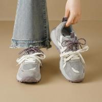 15分钟 厚底增高德训鞋26年新款质感拼接运动鞋百搭休闲鞋