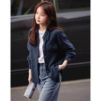 沫晗依美 春秋流苏宽松外套