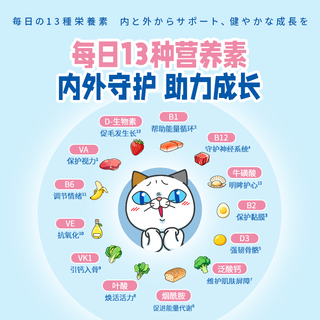  DHC Kitty&Doggy 猫咪维生素B复合防掉毛牛磺酸粉