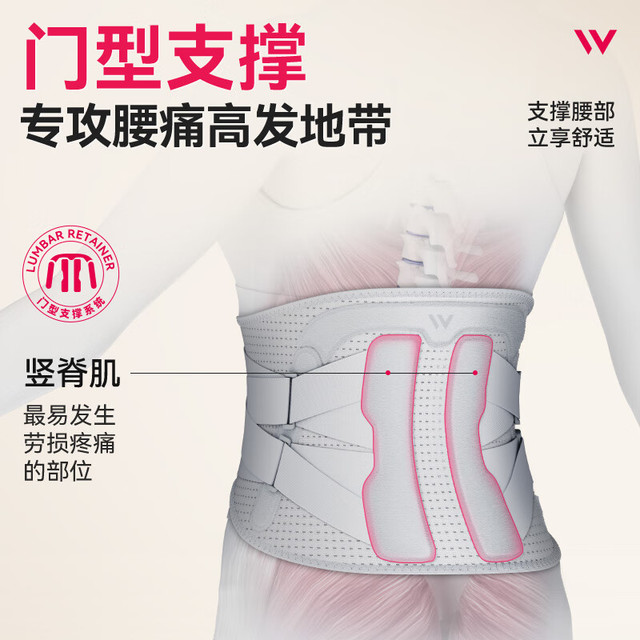 维德 全新4代门型支撑护腰带