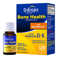 Ddrops 滴卓思 成人免疫力 1000IU维生素d3+k2滴剂 3.4ml*1瓶