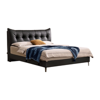  CHEERS/芝华仕 储物 真皮床 午夜黑-高脚款【单床】-1.8M 优先-详询客服