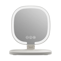  HOUYA 三色可调节 化妆镜子 Led灯 折叠镜