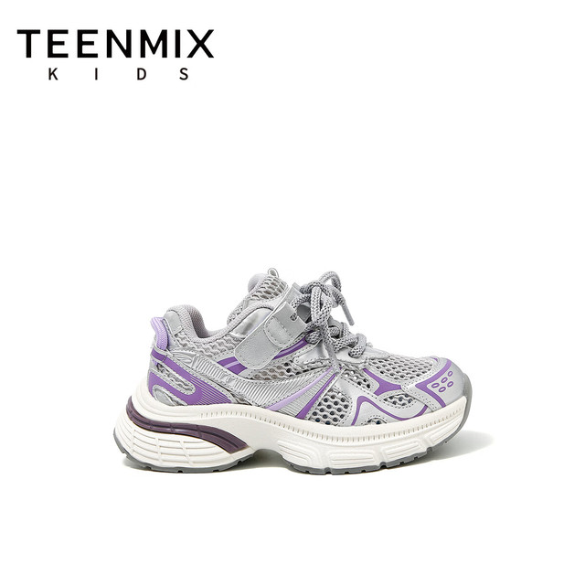 天美意 运动老爹鞋复古网面跑步鞋  37