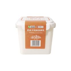 西域春 新疆奶皮子酸奶 1000g*1桶 生牛乳发酵 源头直发包邮