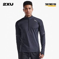 2XU Aero系列男士户外透气 &跑步服健身上衣速干立领 &1/2拉链长袖 
