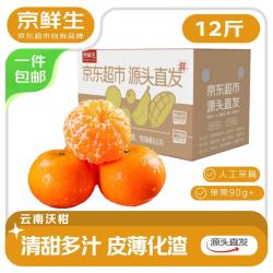 京鲜生 云南高山沃柑5斤礼盒 单果130g+ 桔子柑橘 源头直发