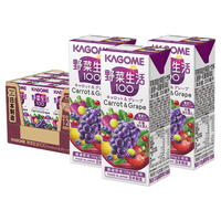 可果美复合果蔬汁葡萄味蔬菜汁饮料液体沙拉 四口味组合装（葡萄橙汁野菜番茄）