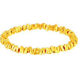 梦金园 5D硬金 黄金手链