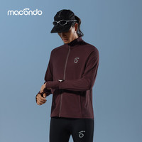 马孔多 速干 男士针织拉链开衫 巧克力酱 L