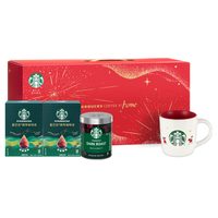  STARBUCKS/星巴克 0糖 黑咖啡礼盒+咖啡液+罐装黑咖