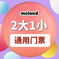 2大1小·单次通用门票