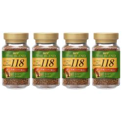 UCC 118冻干速溶纯黑进口咖啡粉90g*4瓶装