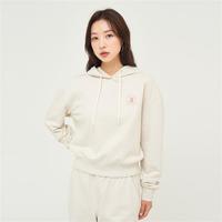 MLB 女款连帽简约小logo卫衣运动宽松套头衫春秋HDB02