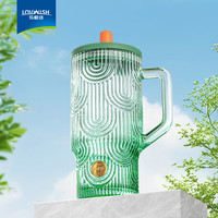  LOVWISH/乐唯诗 大容量 玻璃杯 吸管