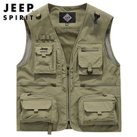 JEEP SPIRIT 多口袋 男士工装马甲