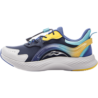 LI-NING/李宁 缓震回弹 儿童运动鞋 深航舰蓝/标准白/微风蓝-15 32